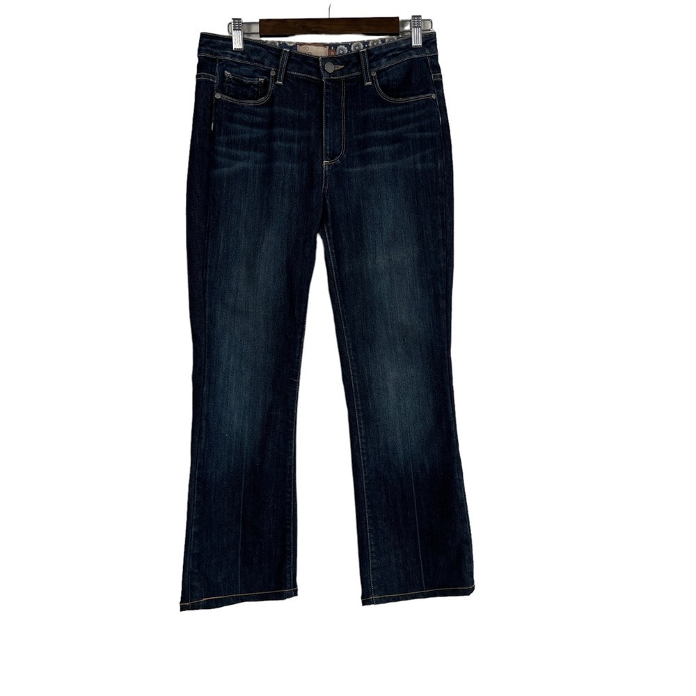 Paige Rising Glen High Waist Boot Cut Jeans Dark Wash Size 29